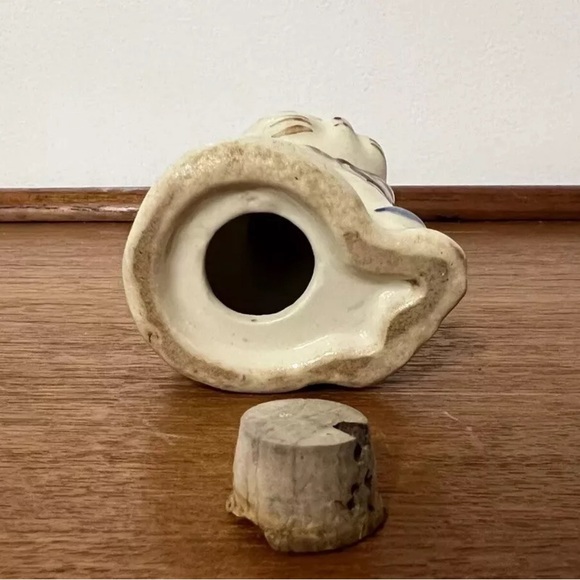 Vintage Salt or Pepper Shaker Replacement Shawnee Puss 'n Boots Cat Bow Pottery - Picture 6 of 11